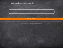 Tablet Screenshot of ferienwohnung-okersee.de